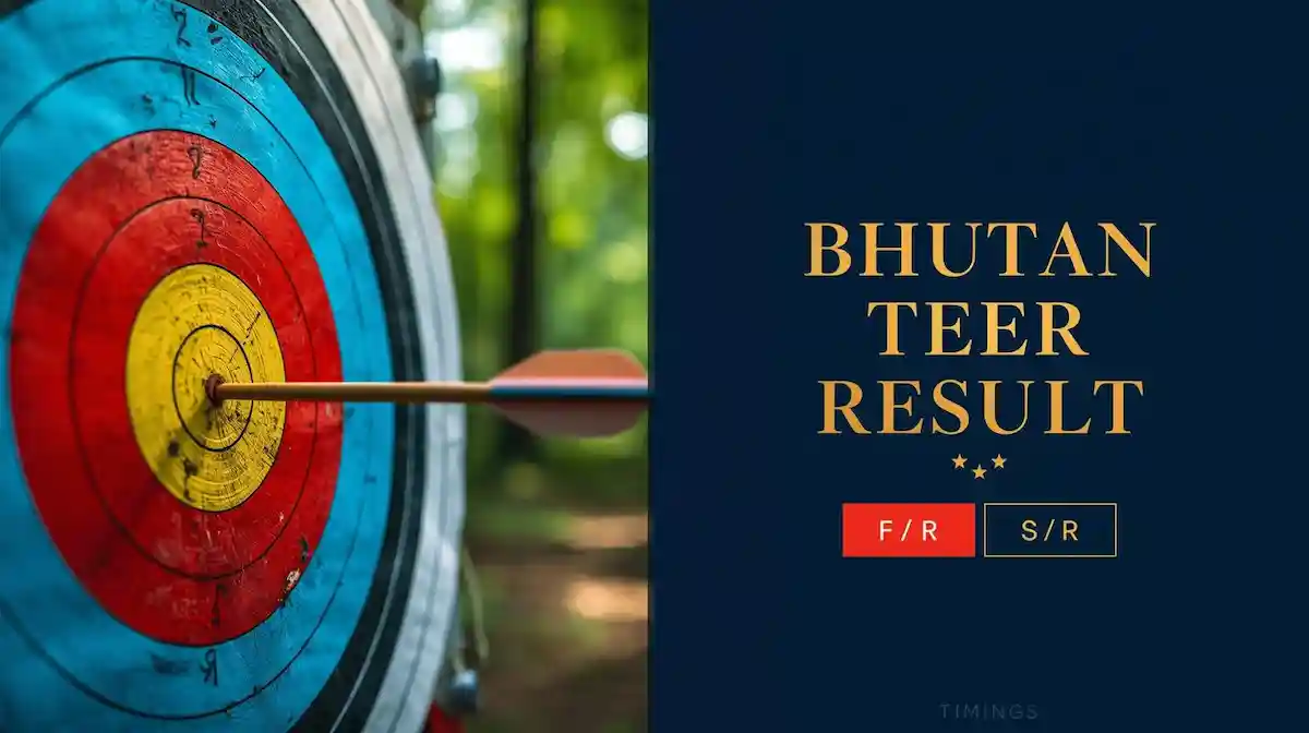 Official Bhutan Teer Result Today with First Round 4:10 PM and Second Round 5:10 PM Numbers